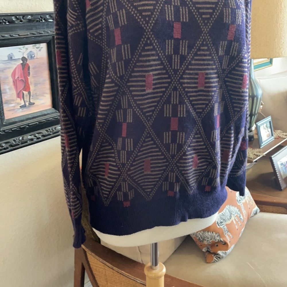 Vintage 80s Men’s Sweater - Picture 4 of 7